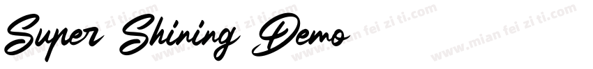 Super Shining Demo字体转换